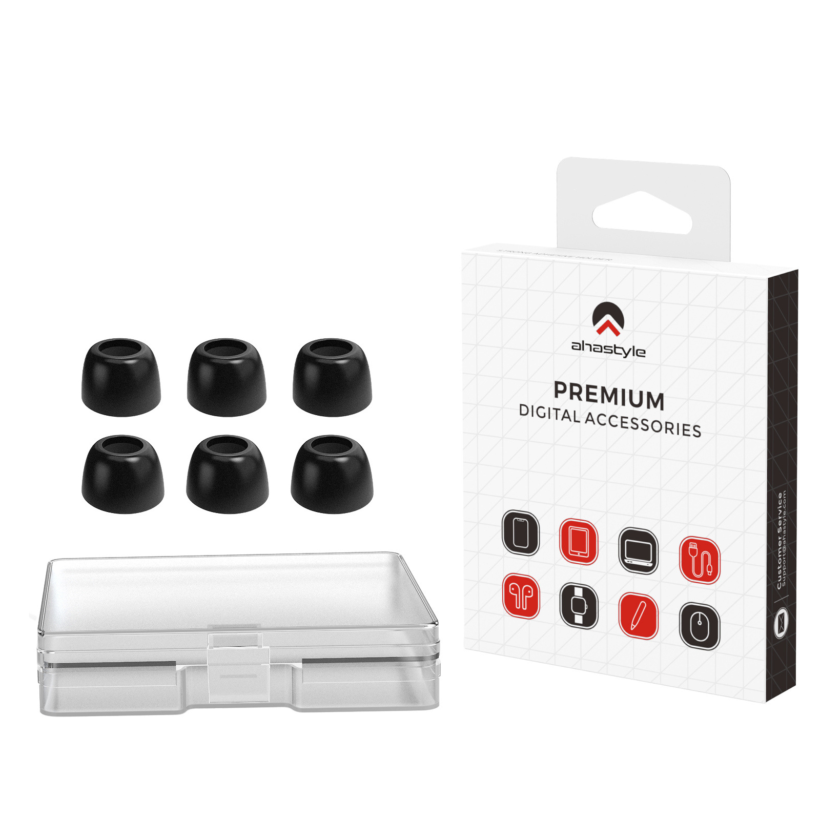 Đệm Cao Su Tai Nghe Bọt Biển AHastyle (3 cặp)