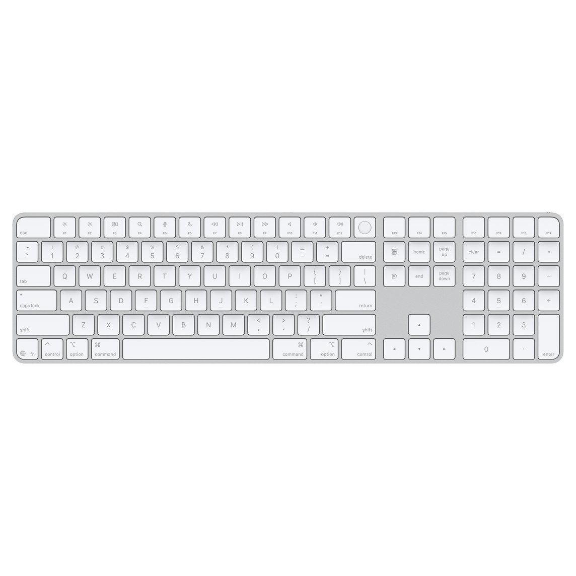 Apple Magic Keyboard With Touch ID and Numeric Keypad (Lightning) White - Nguyên Seal Box