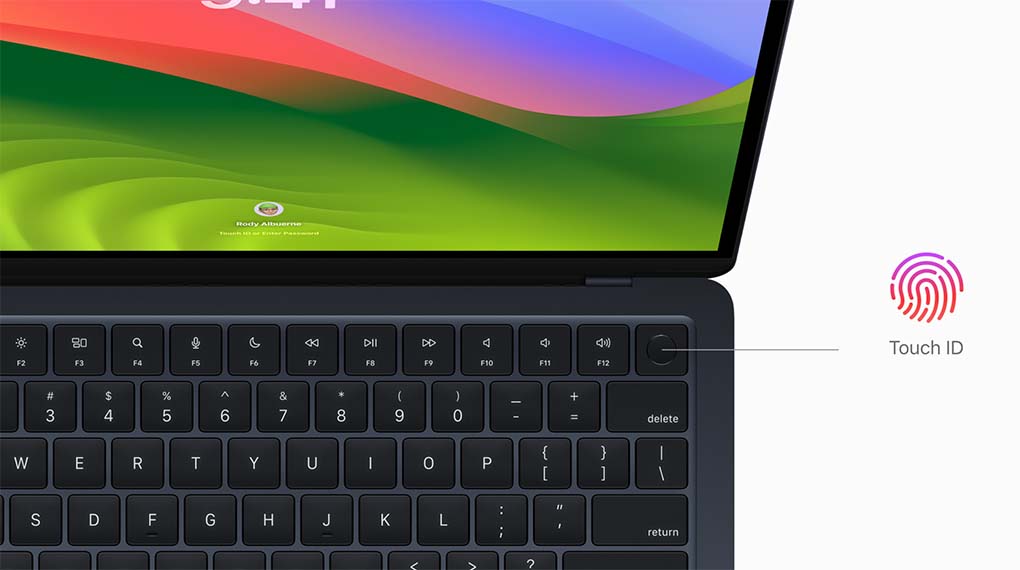 MacBook Air 13 inch M3 2024 8-core CPU - Bàn phím