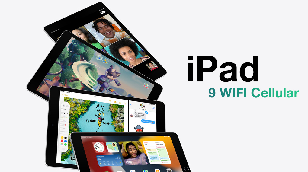Thiết kế nhỏ gọn - iPad 9 WiFi Cellular 64GB