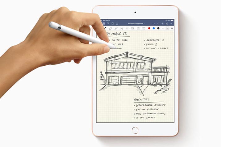 Màn hình của máy tính bảng iPad Mini 7.9 inch Wifi 2019 chính hãng