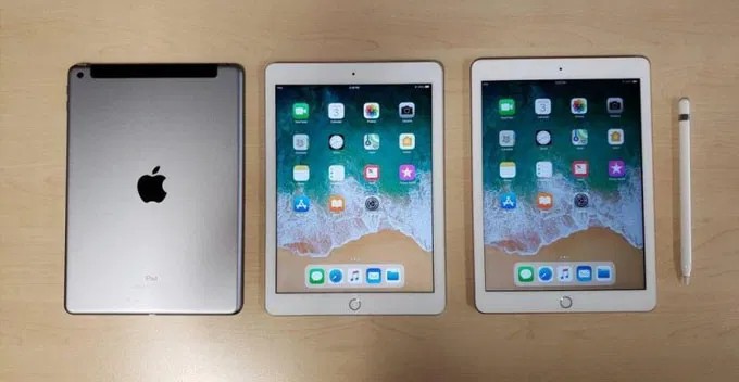 iPad Gen 6 32GB 4G rất gọn khi mang theo